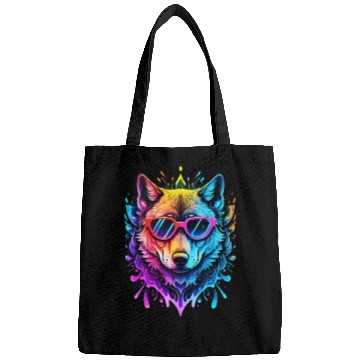 Discover Wolf Neon Splash Bags