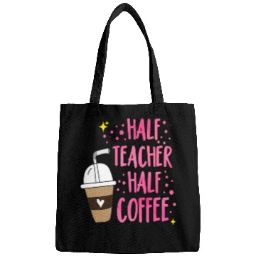 Discover Half Teacher Half Coffee Teacher Student School Bags