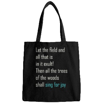 Discover Creation Sings For Joy Bags