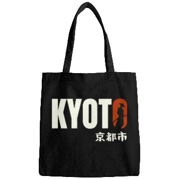Discover Kyoto Typography Bags - Urban Statement