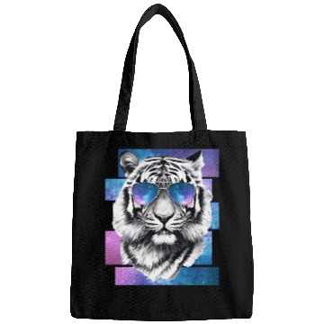 Discover Tiger Space Glasses Galaxy Sunglasses Vaporwave Ae Bags