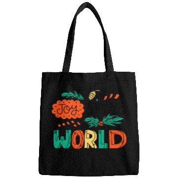 Discover Christmas Joy to The World. Bags