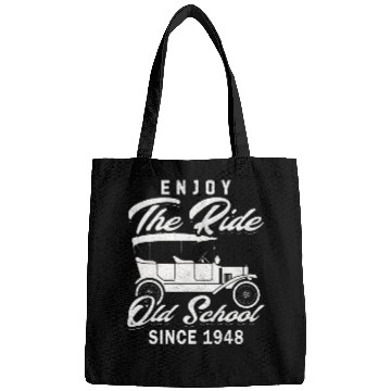 Discover Oldtimer 1948 vintage birthday present Bags