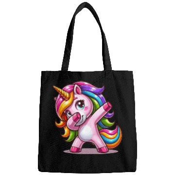 Discover Dabbing Unicorn Dab Move Dancing Rainbow Unicorn Bags
