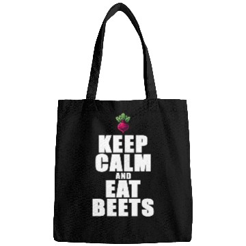 Discover Keep Calm And Eat Beets Beetroot Graphic Bags