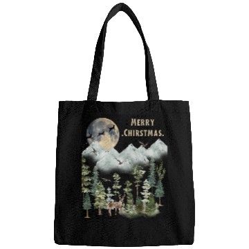 Discover Merry Christmas 2 black (2) Bags