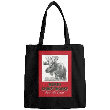 Discover XMAS Card MOOSE Bags