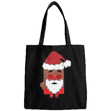 Discover Choco Christmas Santa Claus Funny Santa Face Bags