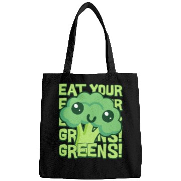 Discover Eat Your Greens! Kawaii Broccoli Bags