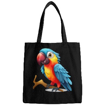 Discover Macaw Parrot for a Bird Lover Animal Lover Bags