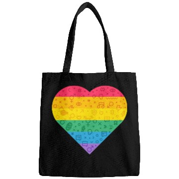 Discover Rainbow Heart Bags