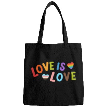 Discover Love Is Love Bags