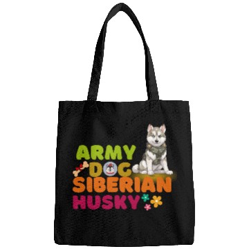 Discover Siberian Husky Dog Husky Dog Lovers Bags