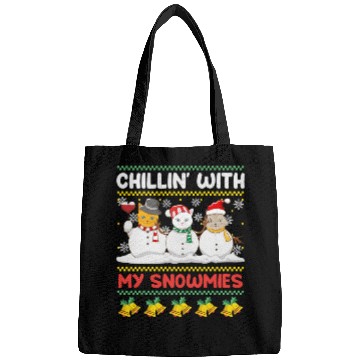 Discover Snowmen Chilling with my Snowcats Snow Bags