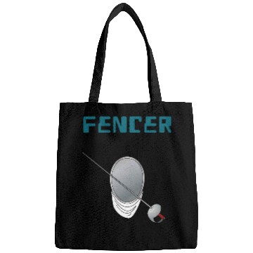 Discover Fencer fencing sport game Bags