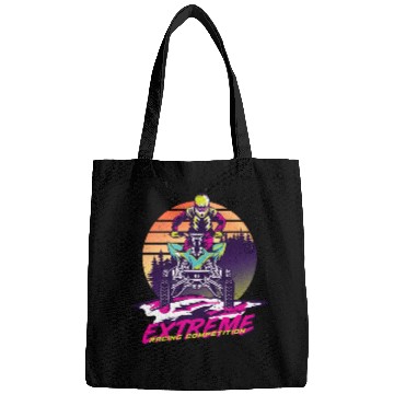 Discover Neon Racer at Sunset Bags