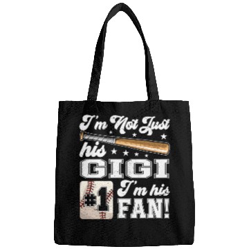 Discover I'M Not Just His Gigi I'M His Number One Fan Baseb Bags