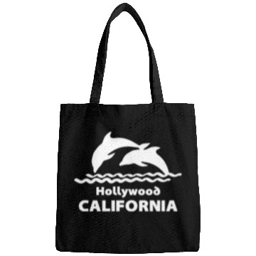 Discover Hollywood California Dolphins Souvenirs Gifts Bags