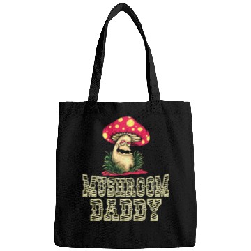 Discover Retro Mushroom Daddy Bags