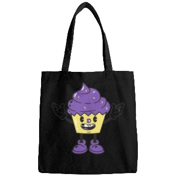 Discover purple ice cream cup design Bags