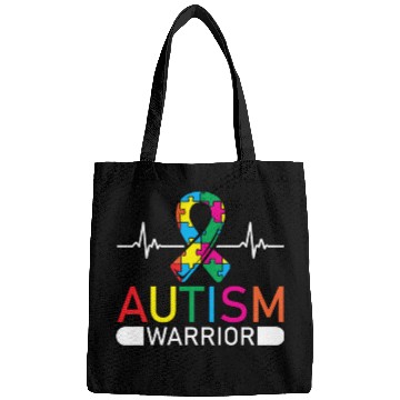 Discover Autism Warrior Autistic Ninja Spectrum Asperger Bags