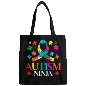 Discover Autism Ninja Asperger Syndrome Spectrum Autistic Bags
