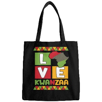 Discover Happy Kwanzaa Vibes Black Heritage Holiday Bags