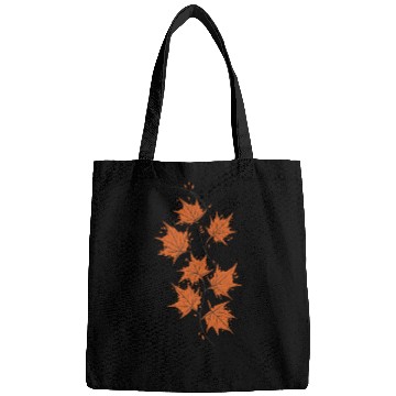 Discover Brown Maple Leaves Bags