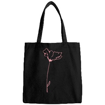 Discover Pink Flower with Space Bags