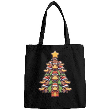 Discover Platypus, Christmas Tree, Merry Christmas Bags