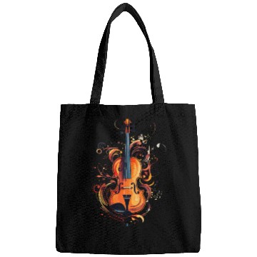 Discover Violinist Violin Music Art Violin Player Bags