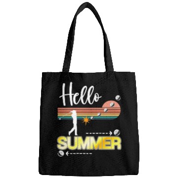 Discover Hello SUMMER Retro Summer Vacation Golf Lover Gift Bags