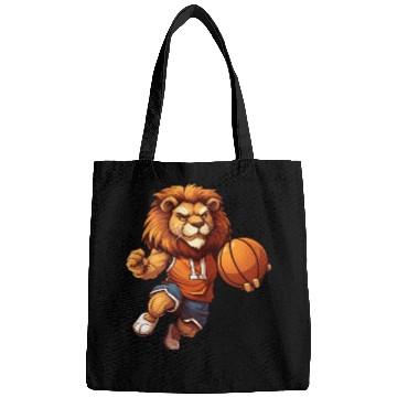 Discover Basketball player lion Bags
