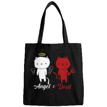 Discover Angel And Devil Cat Bags