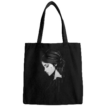 Discover Drawing a sad girl's face Bags