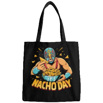 Discover Mexican Wrestling Wrestler Lucha Libre Nacho Bags