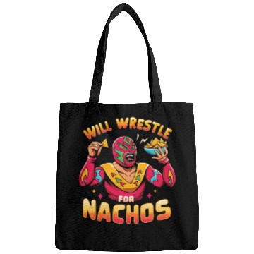 Discover Mexican Wrestling Wrestler Lucha Libre Nacho Bags