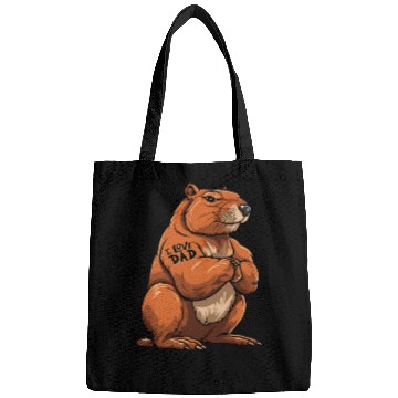 Discover Capybara I Love Dad Bags