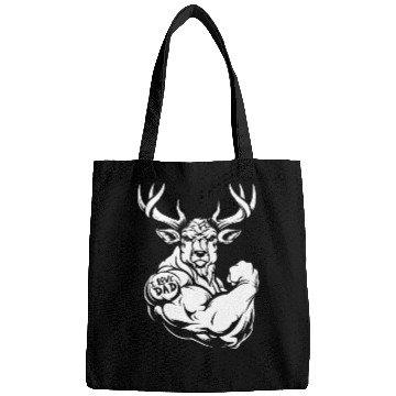 Discover Deer Biceps Tattoo I Love Dad Bags