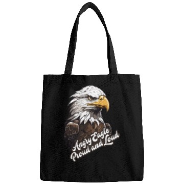 Discover Angry Eagle Proud and Loud Bags design