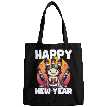 Discover Axolotl Happy New Year Bags