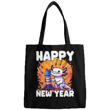Discover Axolotl Happy New Year Bags