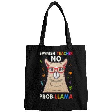 Discover Spanish Teacher No Pro llama Bags
