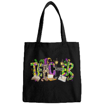 Discover Mardi Gras Teacher Bags