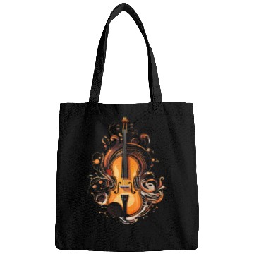 Discover Violinist Violin Music Art Violin Player Bags