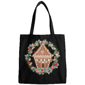 Discover Gingerbread house in Eucalyptus for Christmas Bags