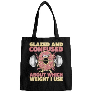 Discover Fitness Donut Funny Donut Gym Bags