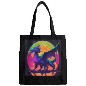 Discover neon dragon Bags