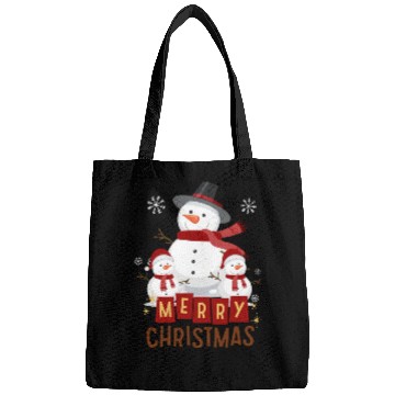 Discover Snowman Merry Christmas Bags