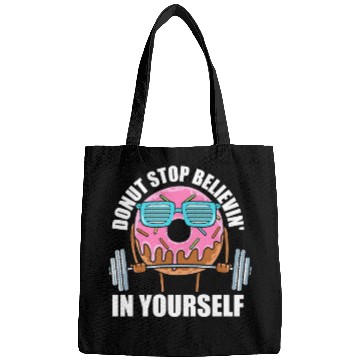 Discover Fitness Donut Funny Donut Gym Bags